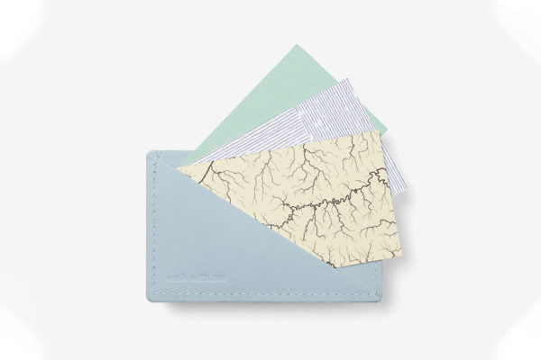 Cartera Triangle Wallet Light Blue