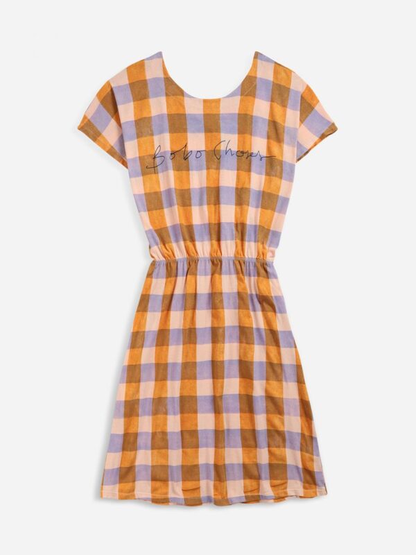 Checked Jersey dress