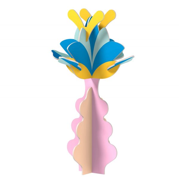 Escultura  «Elysian Flower 2» de papel para armar
