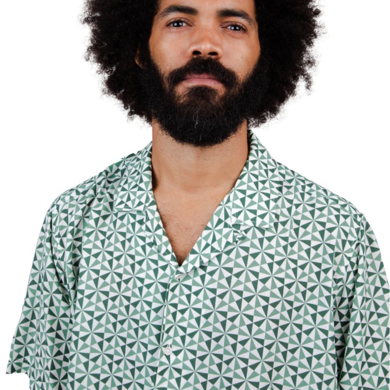 Brava Camisa Aloha de manga corta hecha de Viscosa organica