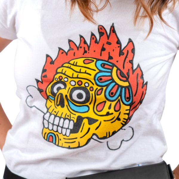 Camiseta Calaca Fire by Asis Percales
